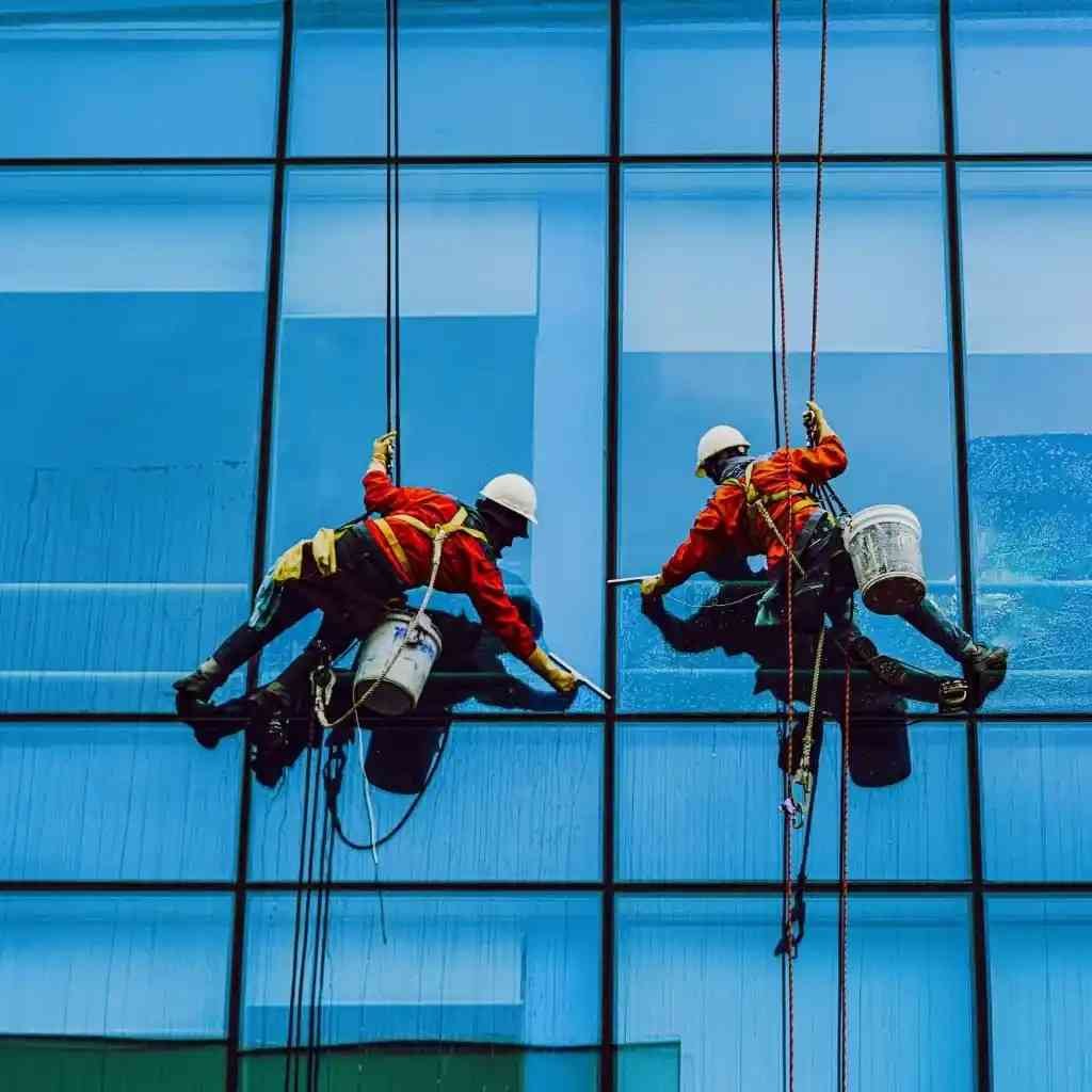 High Rise Window Cleaning Job