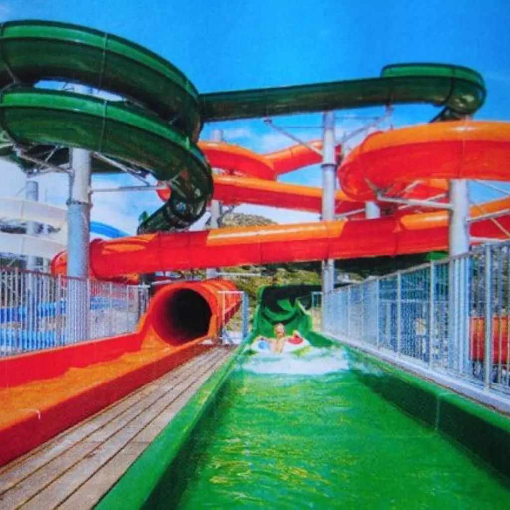 water slides